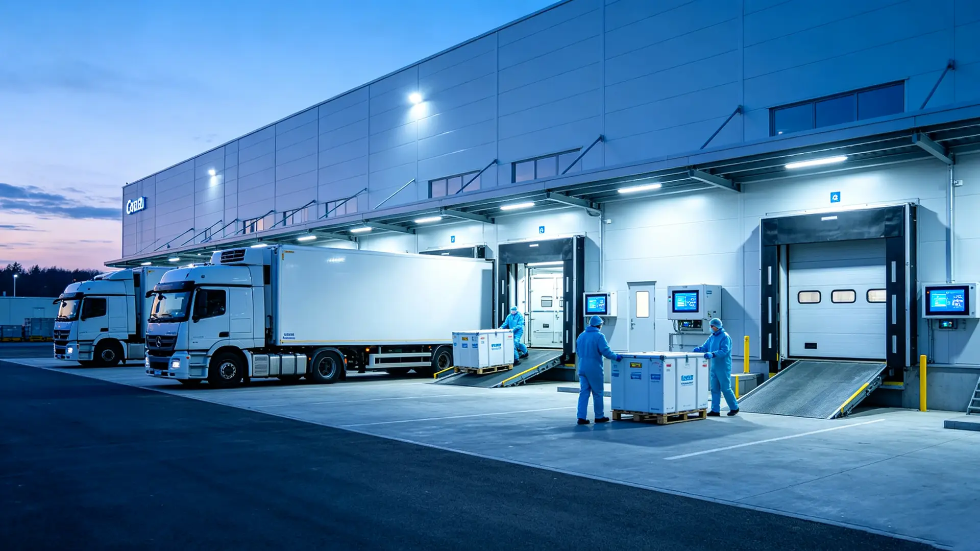 Cold chain logistics distribution center