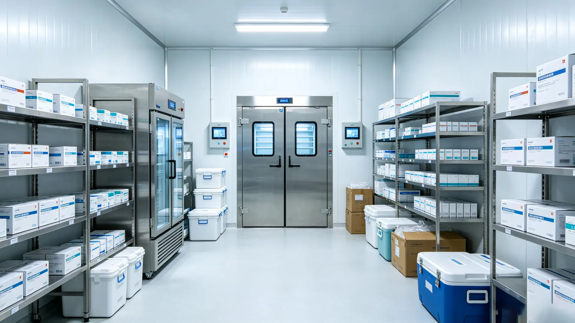 Pharmaceutical cold storage facility
